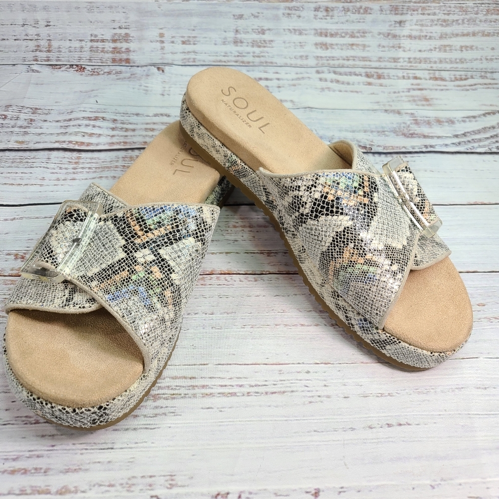 SOUL Naturalizer Sandals Size 10W New